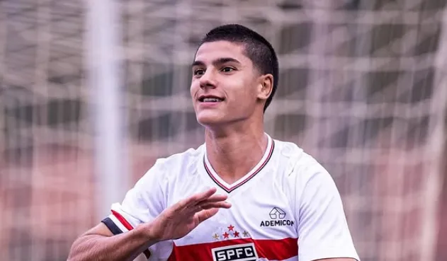 Nicolas Bosshardt, jogador do São Paulo • Créditos: Victor Monteiro