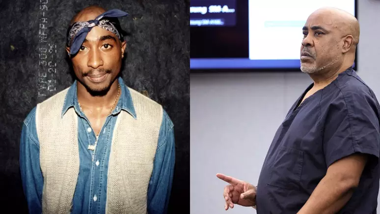 Tupac Shakur e Duane “Keffe D” Davis (Foto: Raymond Boyd/Getty Images e Steve Marcus Foto: Pool/Getty Images) / Rolling Stone Brasil https://www.terra.com.br/diversao/musica/quase-30-anos-depois-o-assassinato-de-tupac-shakur-finalmente-chega-a-julgamento