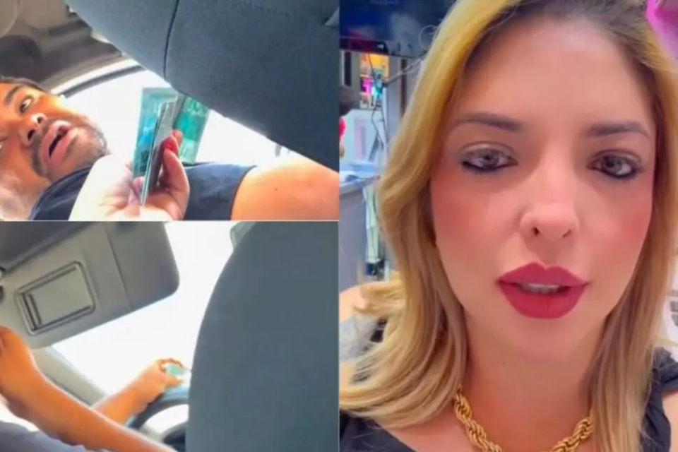 Empresária Suzy doou R$ 400 a motorista de aplicativo durante uma corrida (Foto: Reprodução/Instagram @Suzestoredf)