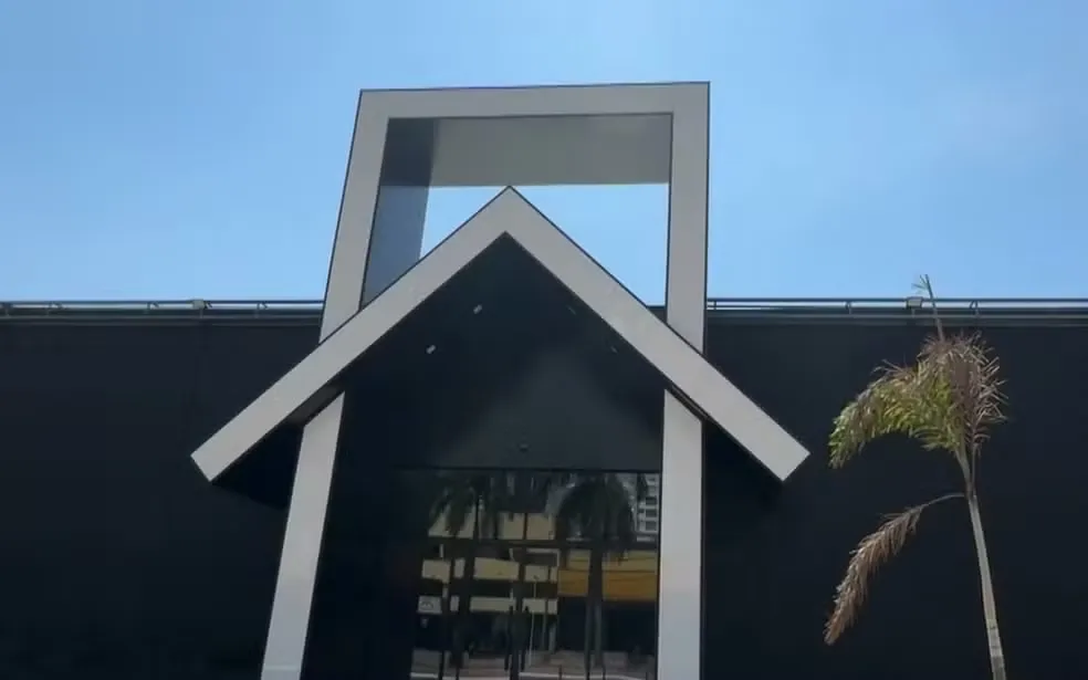 Igreja Casa, em Goiânia — Foto: Reprodução/TV Anhanguera