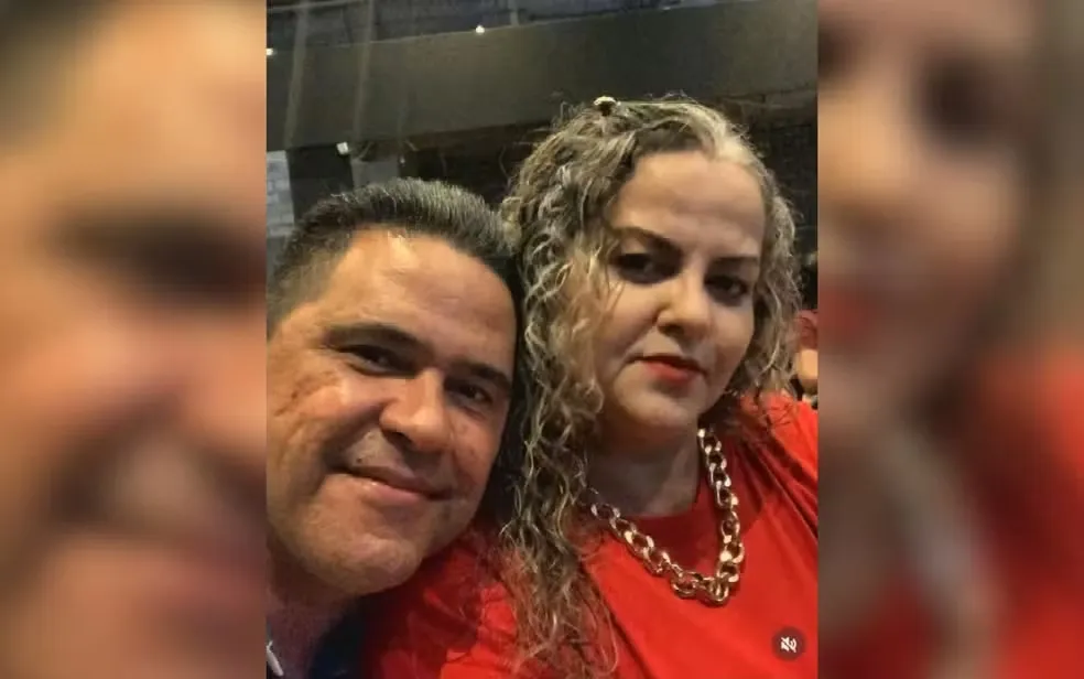 Fábio Alves Barbosa e Neifa Freitas de Farias Alves estão em estado gravíssimo, após terem sido atropelados por uma caminhonete dirigida por um adolescente — Foto: Reprodução/TV Anhanguera