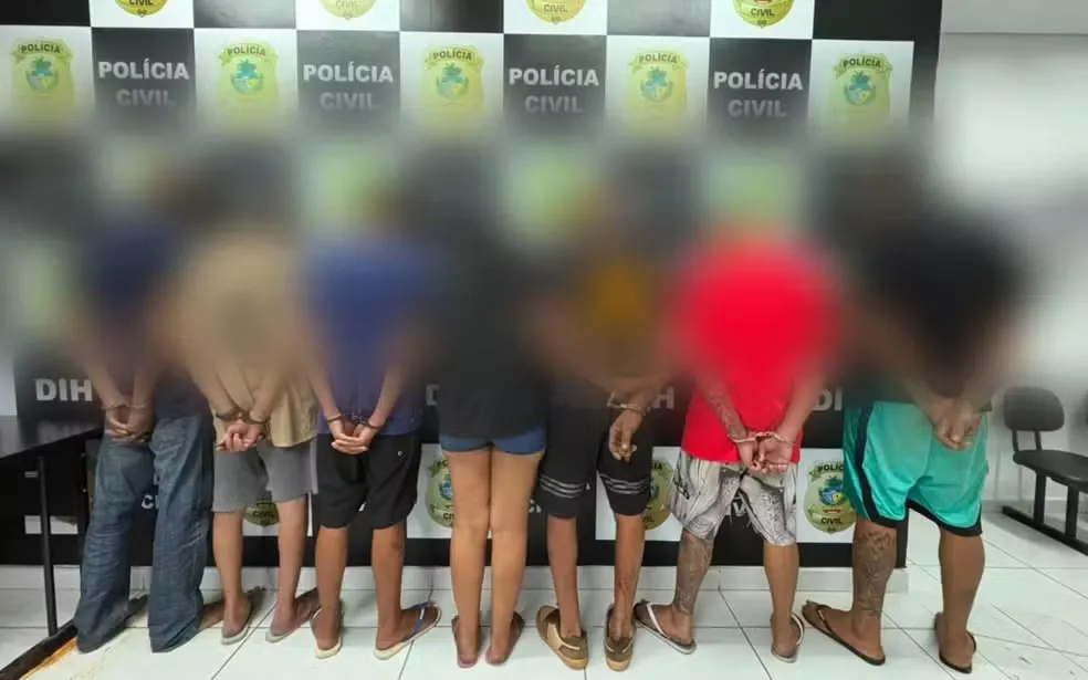 Operação prende suspeitos se passarem por policiais e matarem um homem a tiros em Goiás — Foto: Divulgação/Polícia Civil