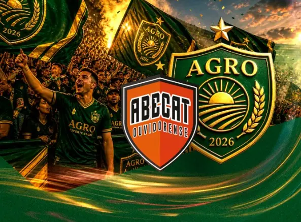 ABECAT vira Agro Esporte Clube e mira elite do futebol nacional a partir de 2027
