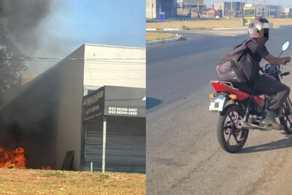 Jovem sem CNH é preso suspeito de provocar sequência de incêndios criminosos em Goiânia