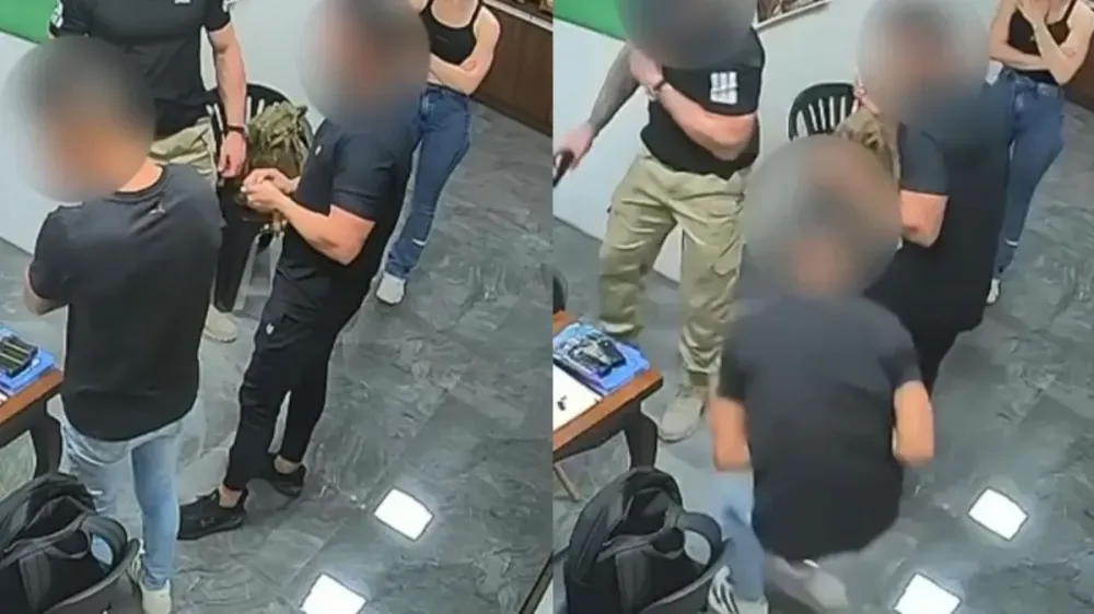Disparo aconteceu na recepção do local onde, a princípio, “não existe nenhuma proibição de que armas possam ser manuseadas” • Divulgação/PCPR