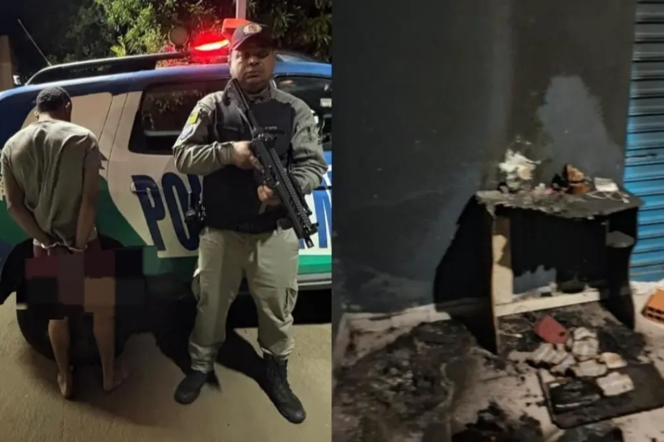 Jovem é preso após tentar matar companheira e colocar fogo em residência em Anápolis