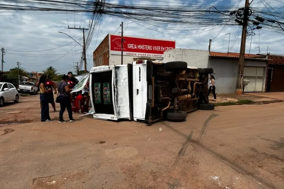 Candidata do PL sofre acidente em Valparaíso de Goiás (Foto cedida ao Mais Goiás)