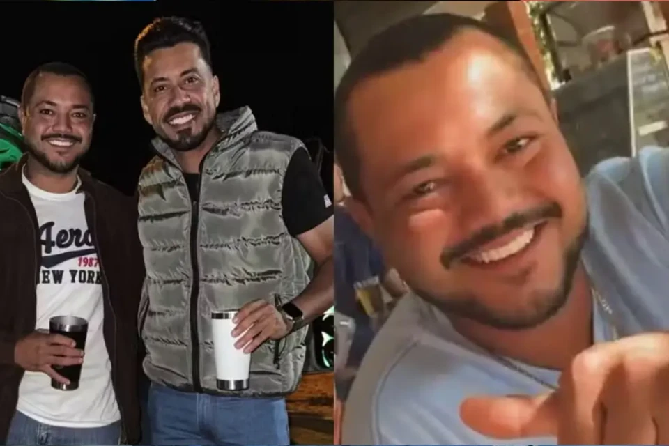 Veterinário Diorge Carvalho Santiago com o amigo Natan Soares - (Foto: reprodução/Instagram)