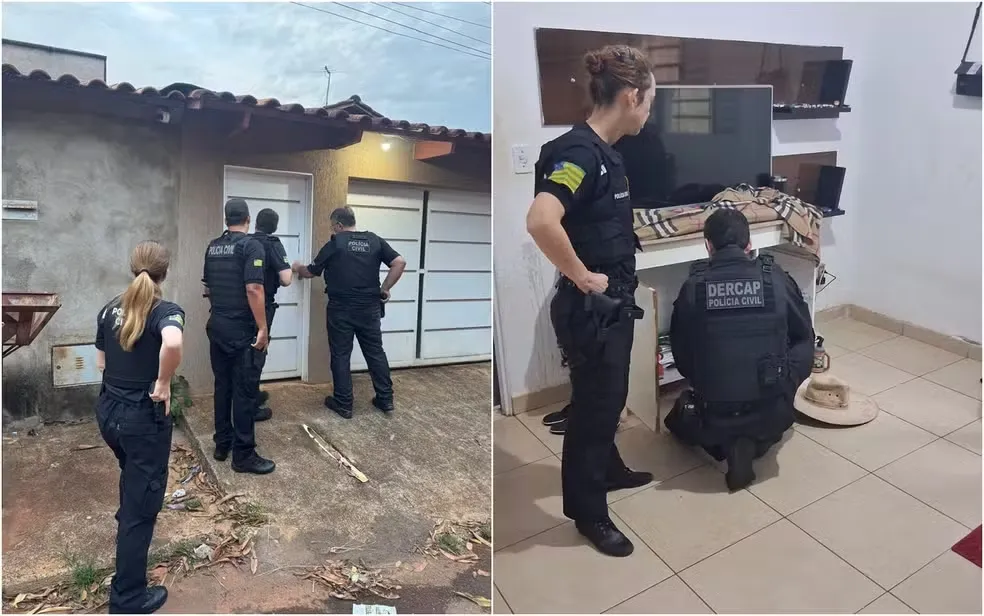 Operação da Polícia Civil cumpre 36 mandados de prisão contra rede do tráfico em Goiás